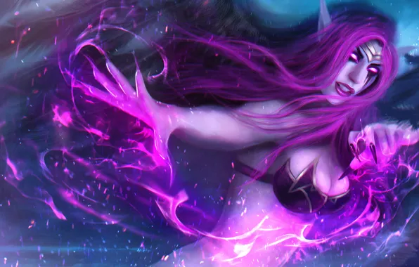 Lol, League of Legends, Morgana, League Of Legends, Riot Games, Angel Fall, moba