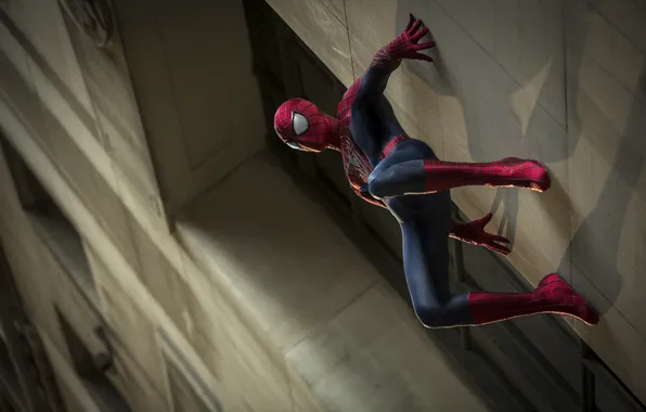 Wall, building, spider, New the amazing spider-Man 2, The Amazing Spider-Man 2