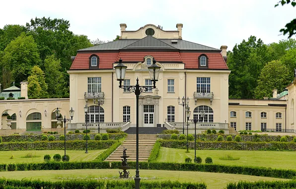 Picture nature, the building, Poland, architecture, nature, Poland, architecture, Family palace