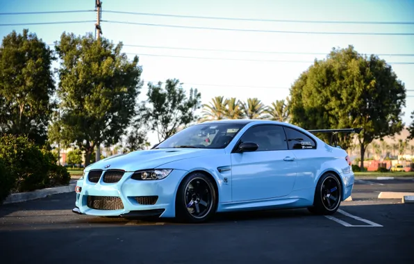 BMW, BMW, white, E92