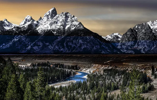 Landscape, nature, Grand Teton National Park