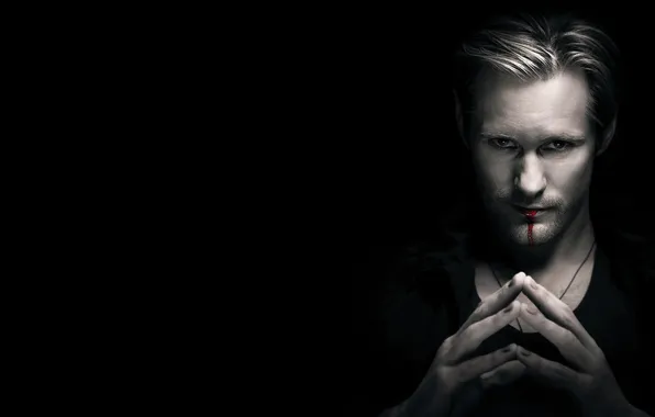Picture Wallpaper, the series, wallpapers, 1920x1080, true blood, Alexander Skarsgard, true blood, alexander skarsgård