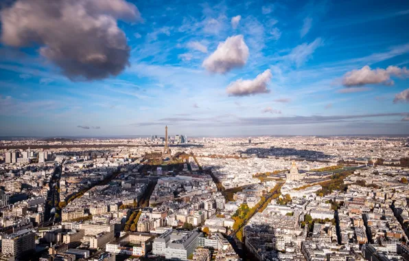 Picture the sky, the city, Paris