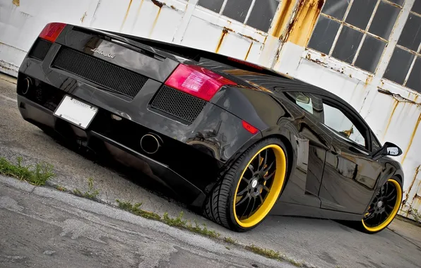 Picture Lamborghini, Gallardo, black