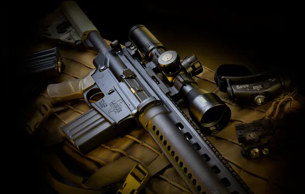 Picture assault rifle, Larue Tactical, otica