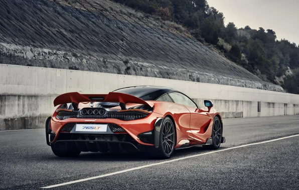 Picture McLaren, track, slope, 2020, 765LT