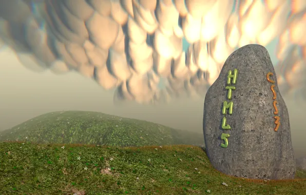 Fantasy, landscape, stone, html5, joke, css3, Blender3d, blender render