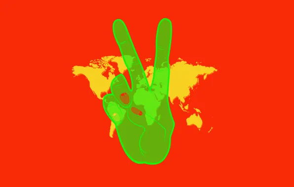 Earth, the world, hippie, the continent, Krasny
