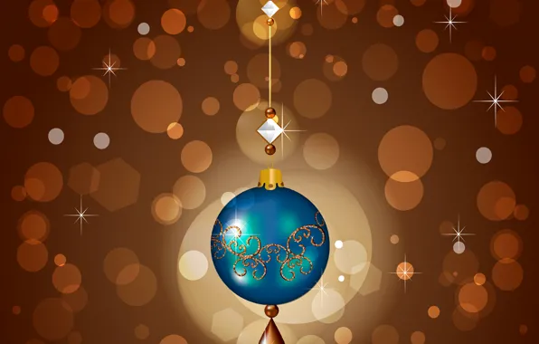 Collage, toy, new year, vector, ball, decoration, holidays