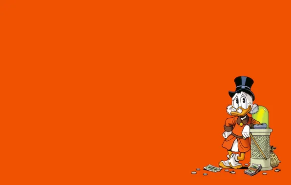 Background, money, coin, Scrooge McDuck, Scrooge McDuck