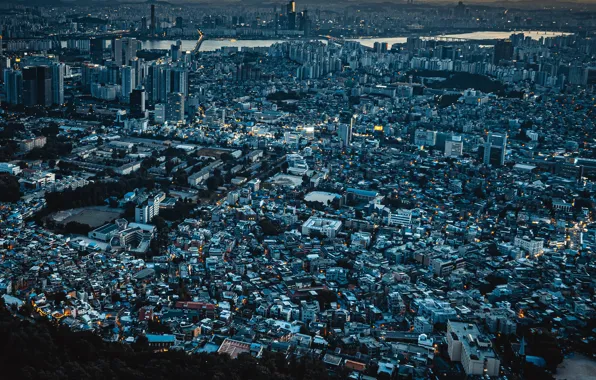 The city, panorama, Seoul