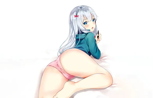 Girl, sexy, lingerie, ass, pantsu, panties, long hair, legs