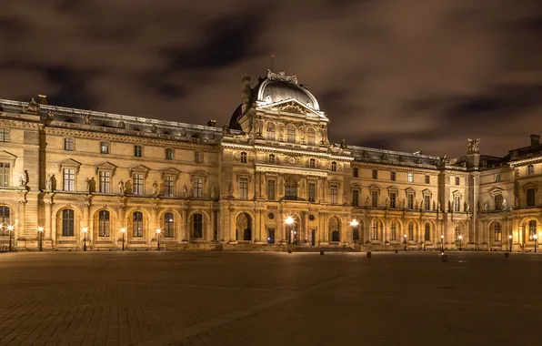 Night, the city, building, lighting, architecture
