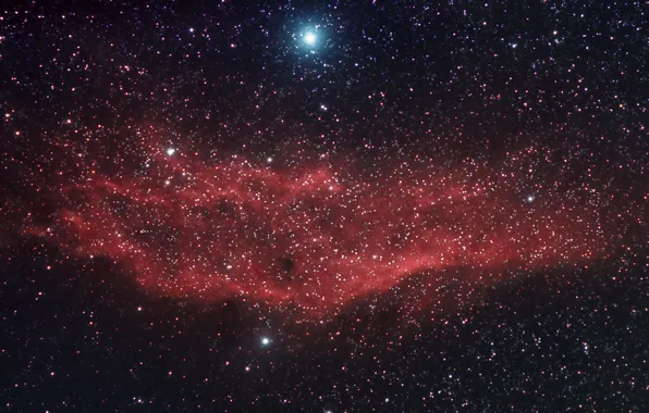 Picture space, stars, California Nebula, The California Nebula