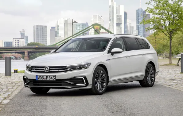 Picture the city, Volkswagen, universal, GTE, Passat, Variant, 2019