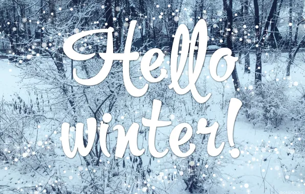 Winter, Hello winter, Hello winter