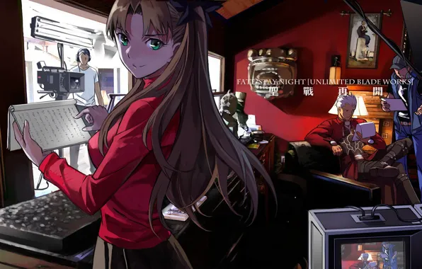 Actors, Rin, shooting, Archer, Fate stay night, Fate / Stay Night