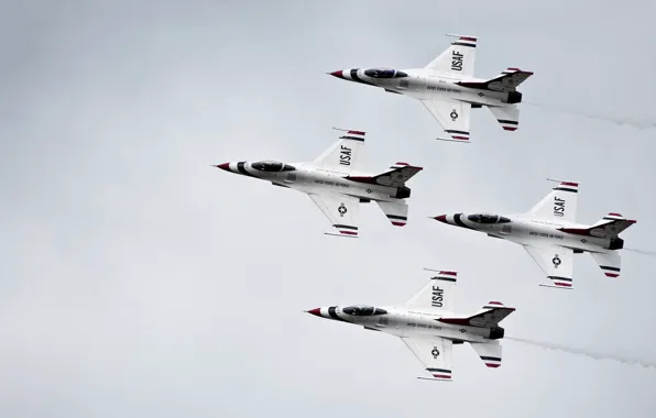 Picture aviation, aircraft, Thunderbirds