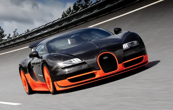 Speed, track, Bugatti Veyron, Super Sport, Veyron, 16.4