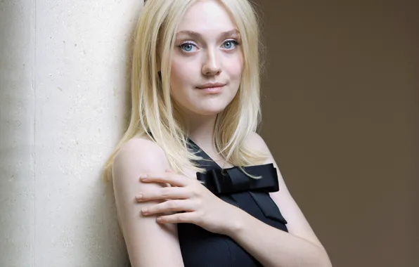 Picture portrait, makeup, dress, actress, hairstyle, blonde, photographer, Dakota Fanning