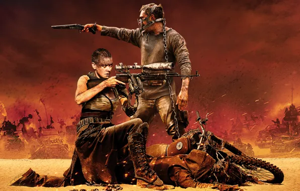 Picture movie, Charlize Theron, Tom Hardy, Mad Max: Fury Road, Mad Max: fury Road