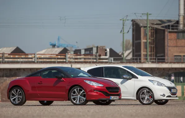 Picture Peugeot, RCZ, cars, and, mixed, 208 GTI