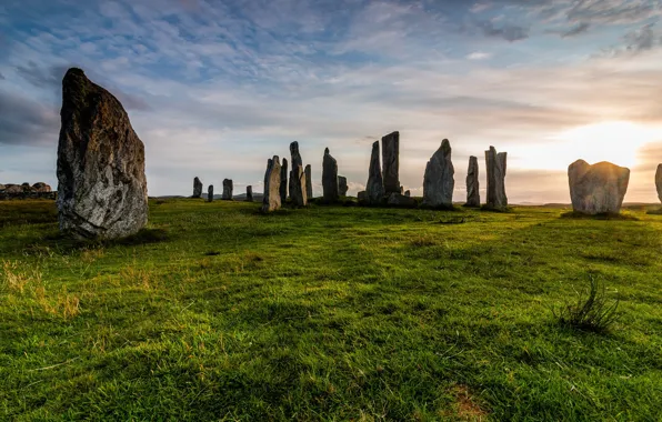 Picture Scotland, Scotland, Callanish standing stones