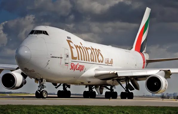 Picture Boeing, Boeing, Emirates, 747