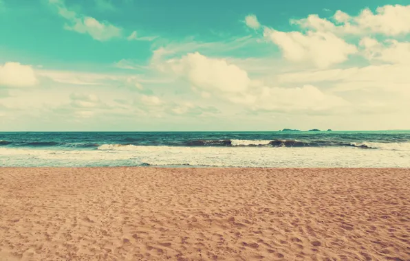 Sand, sea, wave, beach, summer, summer, beach, sea