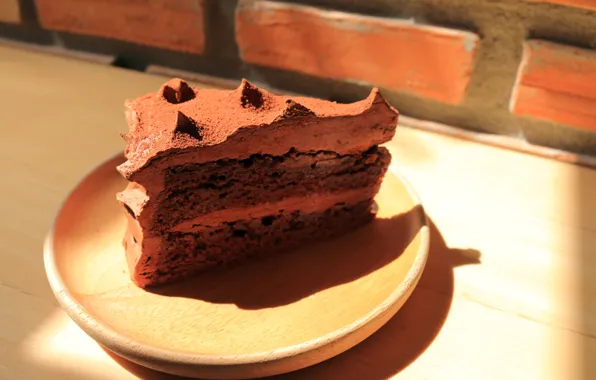 Picture cake, cream, dessert, chocolate