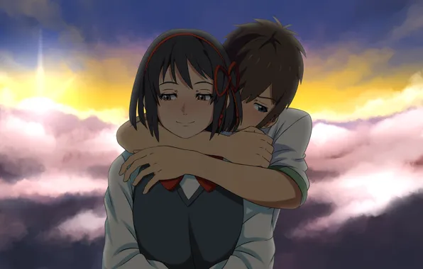Steam Workshop::Anime-Boy-Girl-Hug-1920x1080-Wallpaper