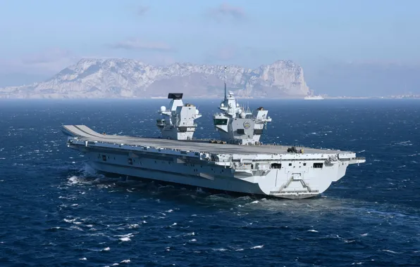 The carrier, The Royal Navy, HMS Prince Of Wales