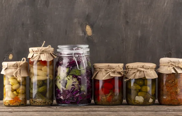 Banks, vegetables, pickles, billet, preserving