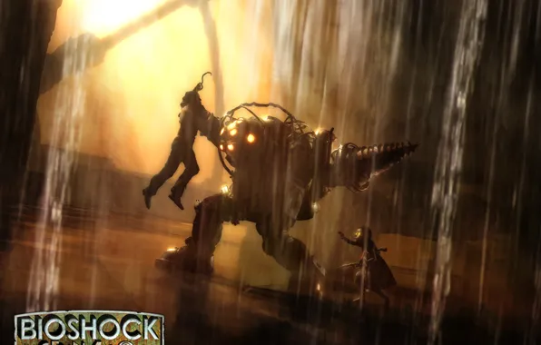 Picture Water, The suit, Girl, Daddy, BioShock