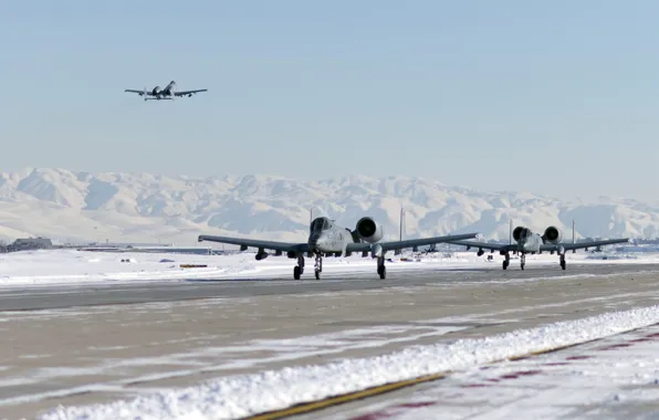Attack, Thunderbolt II, Fairchild Republic, A-10C, American single twin-engine, the updated model A-10
