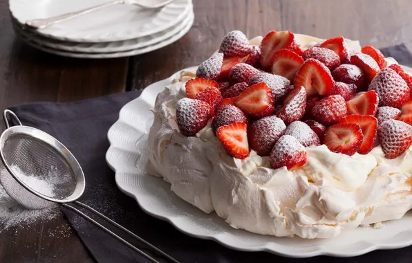 Picture berries, food, strawberry, cake, cake, cake, dessert, food