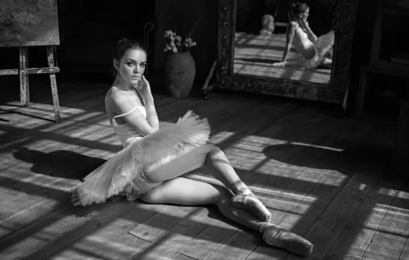 Look, girl, b/W, black and white, legs, beauty, ballerina, pack