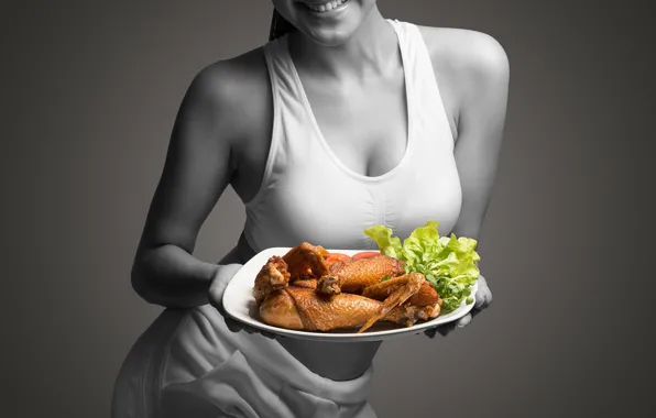Picture woman, diet, healthy food
