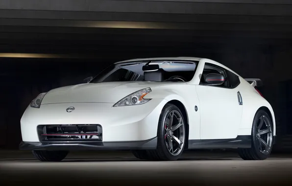 Picture machine, white, Nissan, the front, Nismo, Nissan 370Z
