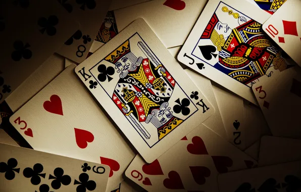 Card, deck, king
