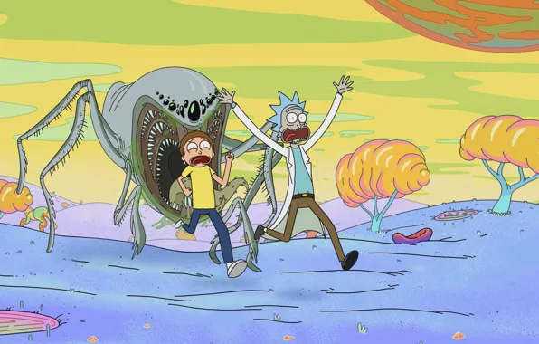 Cartoon, the series, the animated series, Rick and Morty, Rick and Morty