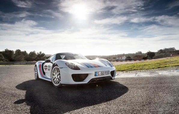 The sun, supercar, porsche, hq Wallpapers, estoril, 918 spyder