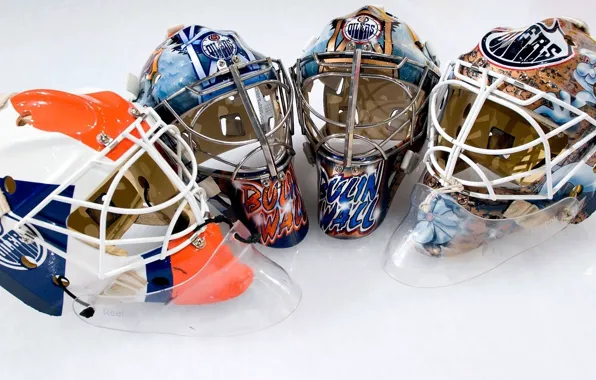 Sport, ice, hockey, helmet