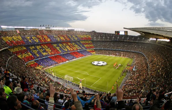 Spain, stadium, Match, Champions League, Camp, Nou, semi-finals, Barcelona