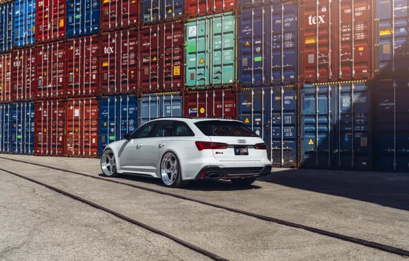 Picture White, Rear view, RS6
