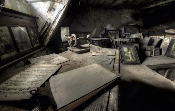 Background, things, junk