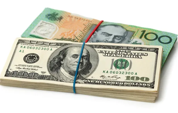 Dollar, Cash, exchange, rubber band