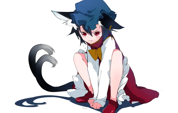 Look, pose, anime, art, girl, Touhou, Touhou