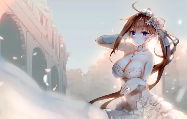 Girl, sexy, long hair, boobs, anime, beautiful, pretty, erotic