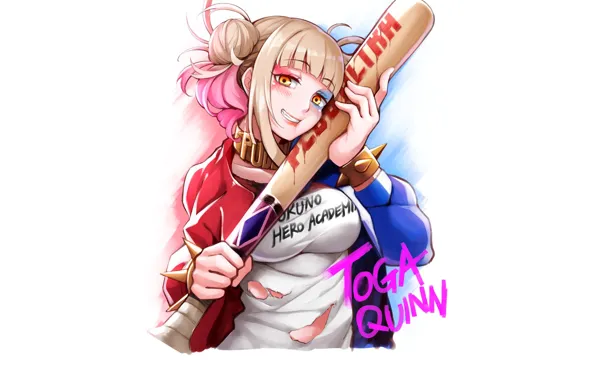 Look, girl, smile, cosplay, bit, Boku no Hero Academy, My heroic academia, Toga Himiko